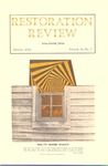 Restoration Review, Volume 16, Number 1 (1974)