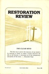 Restoration Review, Volume 22, Number 3 (1980) by Leroy Garrett