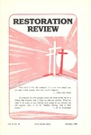 Restoration Review, Volume 22, Number 10 (1980)
