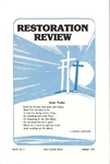 Restoration Review, Volume 23, Number 1 (1981) by Leroy Garrett