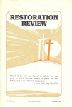 Restoration Review, Volume 23, Number 2 (1981) by Leroy Garrett
