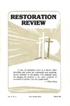 Restoration Review, Volume 23, Number 3 (1981) by Leroy Garrett