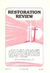 Restoration Review, Volume 23, Number 6 (1981) by Leroy Garrett
