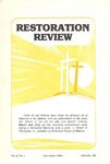 Restoration Review, Volume 23, Number 7 (1981) by Leroy Garrett
