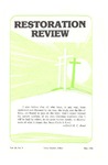 Restoration Review, Volume 24, Number 5 (1982)