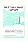Restoration Review, Volume 24, Number 9 (1982)