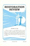 Restoration Review, Volume 25, Number 1 (1983)