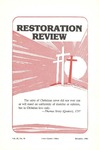 Restoration Review, Volume 25, Number 10 (1983) by Leroy Garrett
