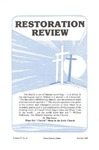 Restoration Review, Volume 27, Number 8 (1985) by Leroy Garrett