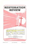 Restoration Review, Volume 27, Number 10 (1985) by Leroy Garrett