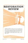 Restoration Review, Volume 28, Number 2 (1986) by Leroy Garrett