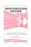 Restoration Review, Volume 28, Number 6 (1986) by Leroy Garrett