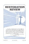 Restoration Review, Volume 28, Number 8 (1986)