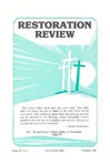 Restoration Review, Volume 28, Number 9 (1986) by Leroy Garrett