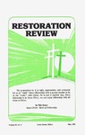Restoration Review, Volume 29, Number 5 (1987)