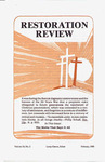 Restoration Review, Volume 30, Number 2 (1988)
