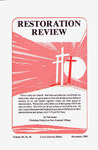 Restoration Review, Volume 30, Number 10 (1988)