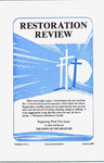 Restoration Review, Volume 31, Number 1 (1989)