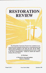 Restoration Review, Volume 31, Number 7 (1989)