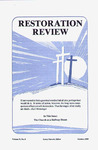 Restoration Review, Volume 31, Number 8 (1989)