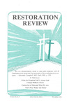 Restoration Review, Volume 34, Number 9 (1992) by Leroy Garrett