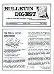 Bulletin Digest﻿, Volume 3, Number 3 (1984)