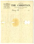 Letter from J. H. Garrison to Josephus Hopwood by J. H. Garrison