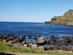 View of Scottish Island of Islay from Giant's Causeway by Carisse Mickey Berryhill