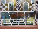 Stained Glass Window Honoring Alexander Campbell (detail, exterior)