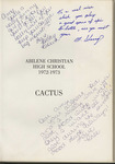 Cactus, Yearbook of Abilene Christian High School (1973)