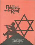 1972 Homecoming Musical Program: Fiddler on the Roof by Abilene Christian College Theatre Department